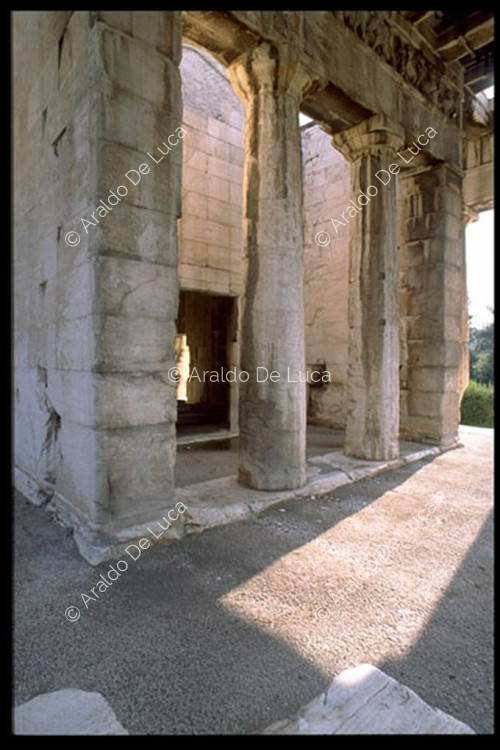 Entrée du temple d'Héphaïstos