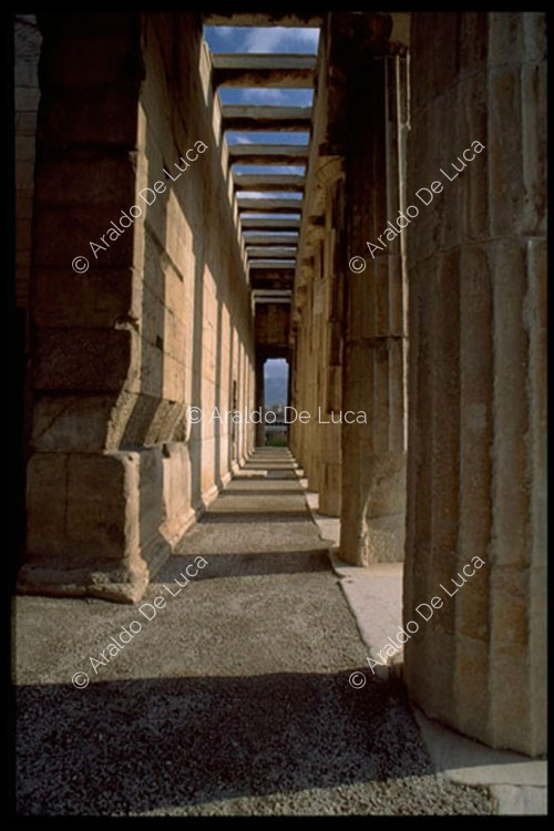 Couloir de la péristasis du temple d'Éphèse