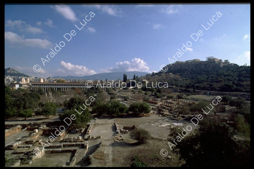 Blick auf die römische Agora