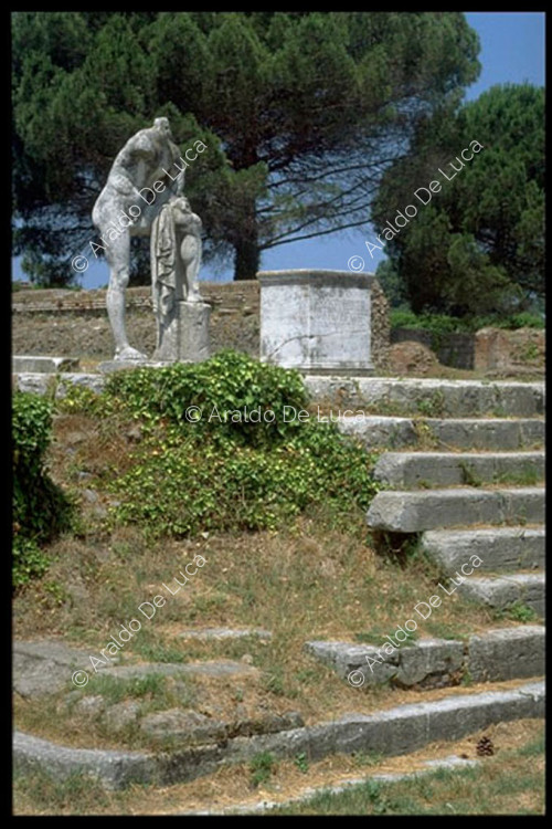Tempel des Herkules, Detail