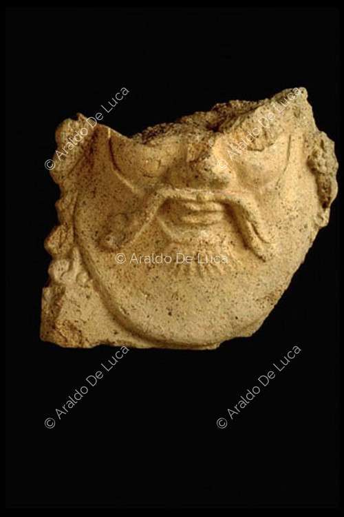 Fragment of antefix with Silenus head