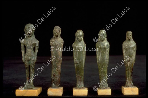 Small bronzes from the votive deposit of Lapis Niger