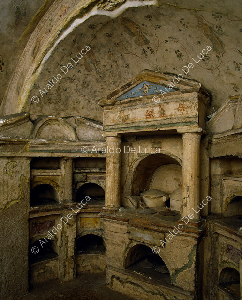 Vue intérieure du tombeau des Scipions