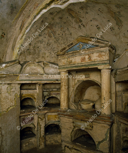 Vista interior de la tumba de los Escipiones