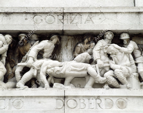 Monumento a los caídos, detalle