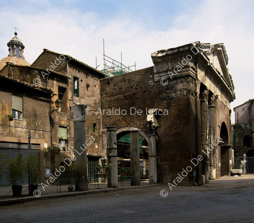 Veduta del Ghetto a Roma