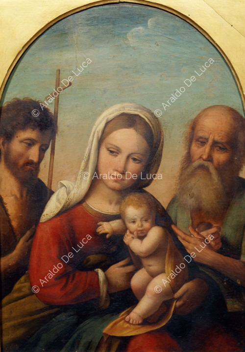 Madonna mit Kind St. Hieronymus und Johannes der Täufer