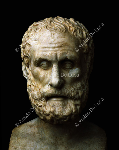 Busto retrato de filosofo