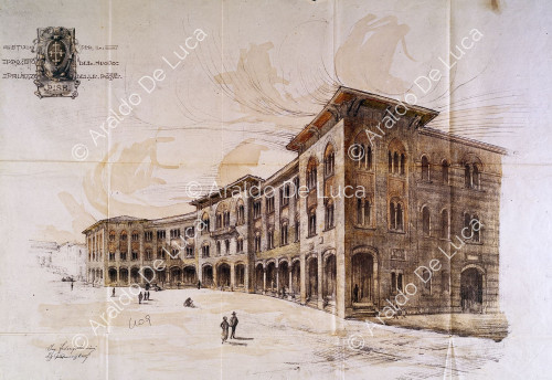 Study for the design of the new Post Office building