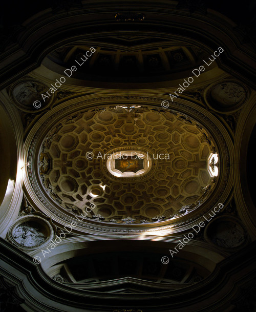 Kuppel der Kirche von San Carlo alle Quattro Fontane