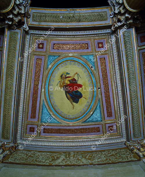 Villa Torlonia. Fresque avec nymphe
