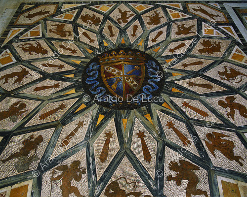 Villa Torlonia. Pavimento con mosaico