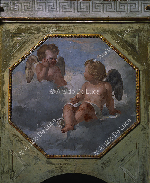 Villa Torlonia. Fresco with Cupids