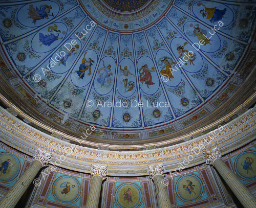 Villa Torlonia. Fresco de la bóveda. Detalle