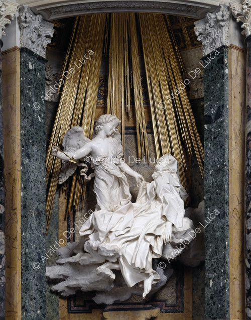 St. Teresa and the Angel - Ecstasy of St. Teresa, detail