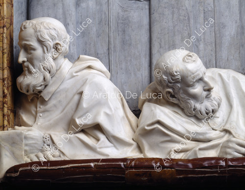 Members of the Cornaro family - Ecstasy of St. Theresa, detail
