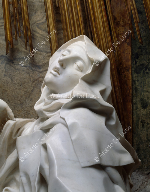 Sainte Thérèse - Extase de Sainte Thérèse, détail