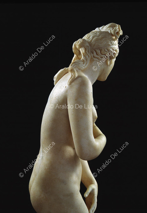 Capitoline Venus. Detail of the face