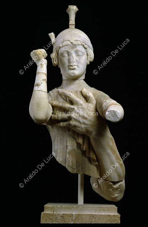 Le bras droit de Diomède avec la statue de Palladio