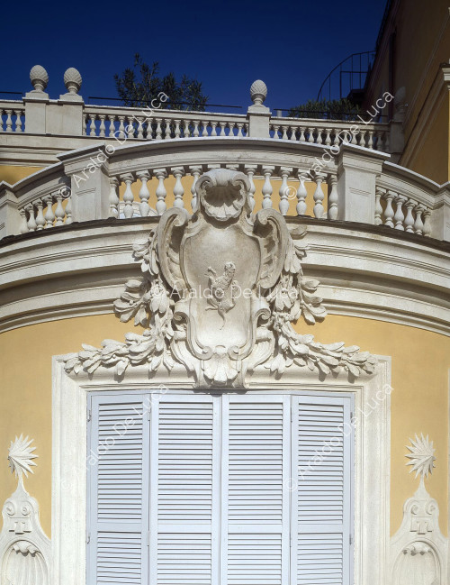Vista interna del palacio Volpi