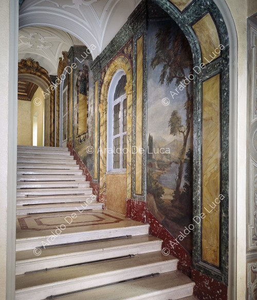 Vista interna del palacio Volpi