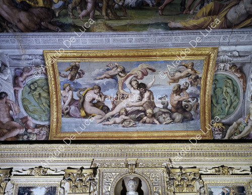 Vault frieze. Fresco with Galatea