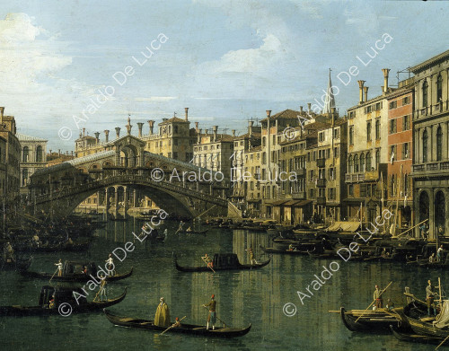 Vista del Puente de Rialto en Venecia