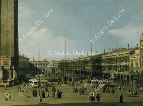 Vista de la Plaza de San Marcos en Venecia