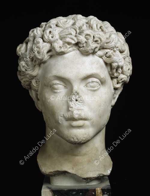 Cabeza de un joven Marco Aurelio