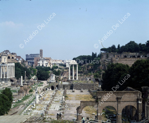 Vista del foro romano