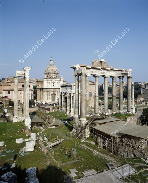 Vista del foro romano