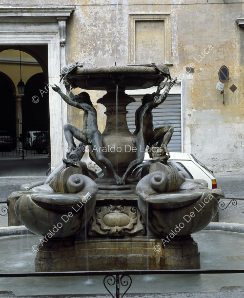 Fontaine de la tortue sur la Piazza Mattei
