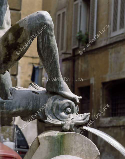 Fuente de la Tortuga en Piazza Mattei