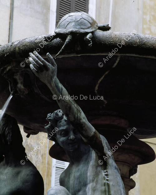 Fuente de la Tortuga en Piazza Mattei