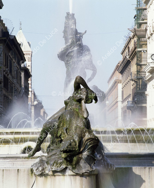 Fontaine des Naïades sur la Piazza della Repubblica