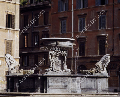 Fuente de la Piazza Santa Maria in Trastevere