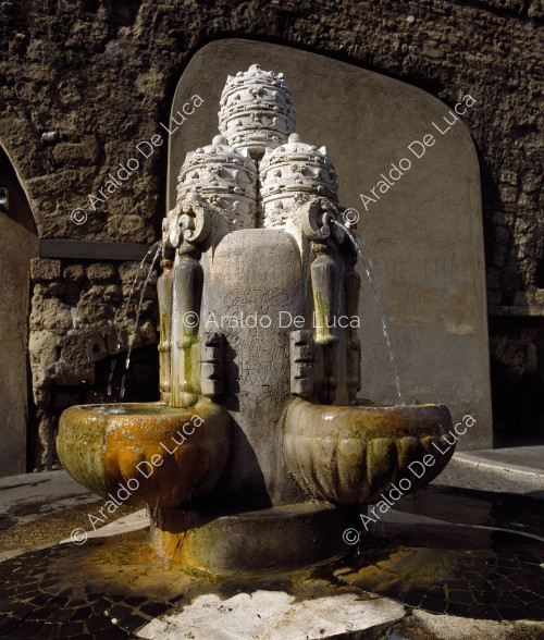 Piazza San Pietro: fontana delle Tiare