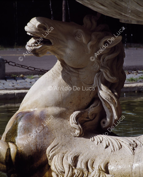 Villa Borghese, la fontana dei Cavalli Marini