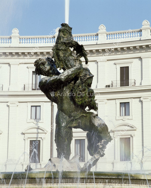 Fuente de las Náyades en la Piazza della Repubblica