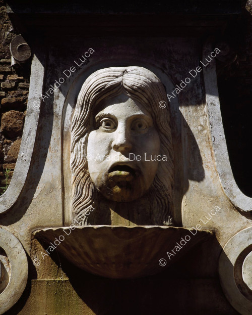 Mascherone de la fontaine de la Via Giulia
