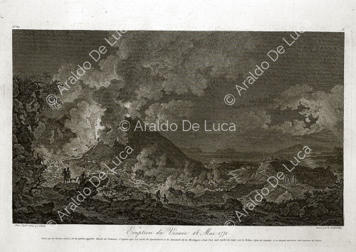 Eruption of Vesuvius on14 May 1771