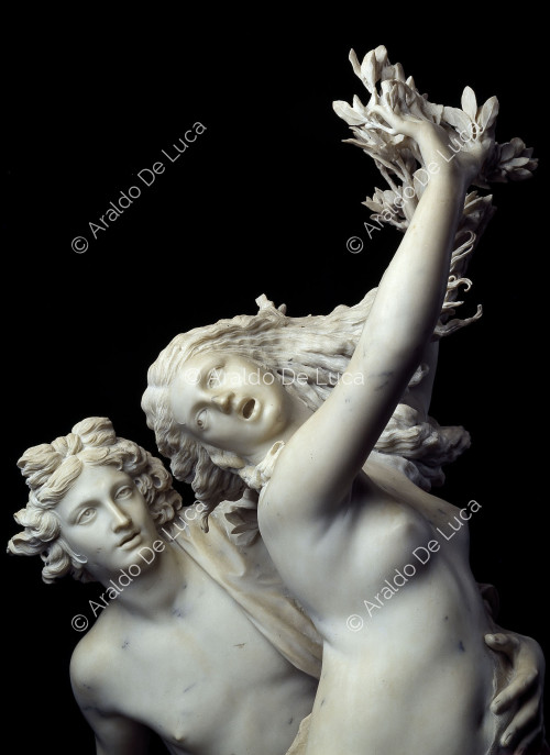 Apollo and Daphne. Detail