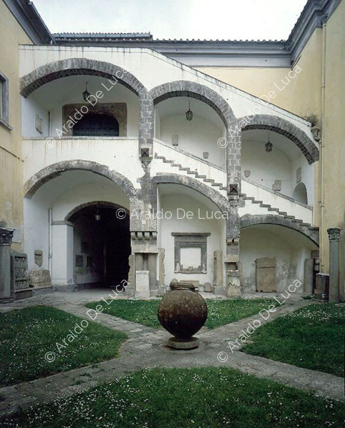 Exterior view of the museum courtyard