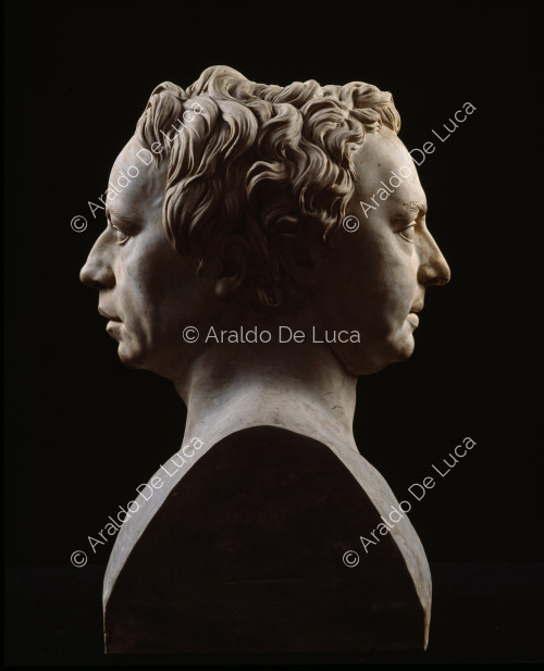 Herma mit Porträts von A. Mengs und J. de Azara