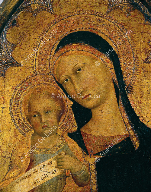 Madonna and Child, detail