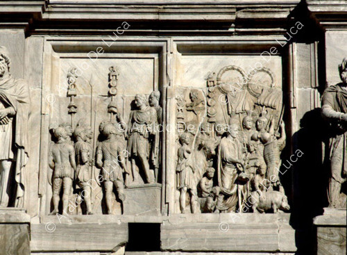 Konstantinsbogen, die Quadi und die Markomannen