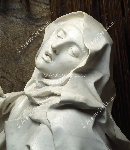 Sainte Thérèse - Extase de Sainte Thérèse, détail