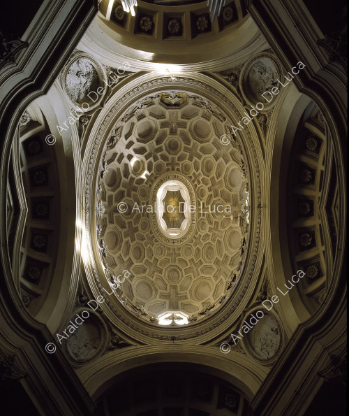 Kuppel der Kirche von San Carlo alle Quattro Fontane