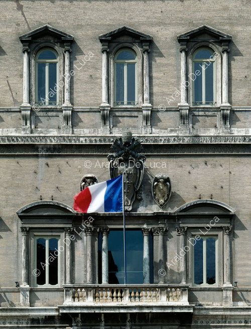 Palazzo Farnese. Fassade