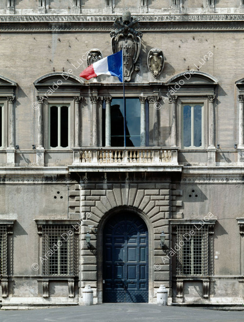 Palazzo Farnese. Fassade